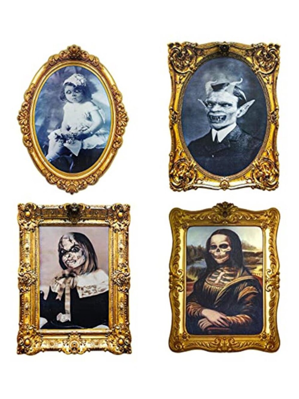 Halloween Decorations Indoor, Haunted Scary Changing Face Pictures